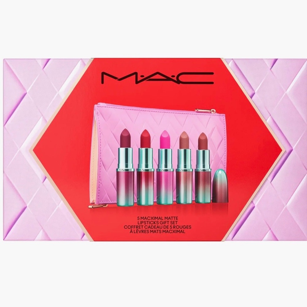 MAC Less is Bore 5-Piece Full-Size Matte Lipstick Gift Set (Limited Edition)